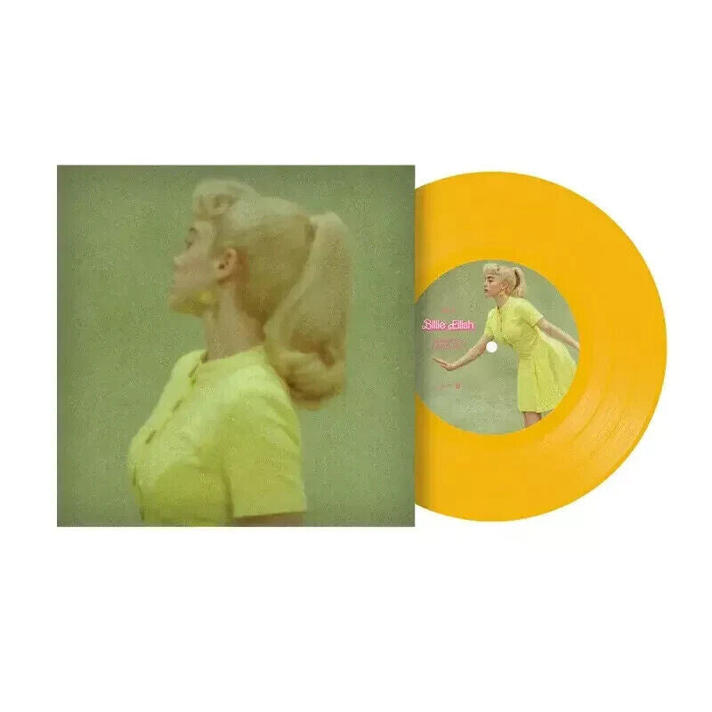 Billie Eilish - What Was I Made For? - Limited 7" 45 RPM Yellow Vinyl Sealed MIN