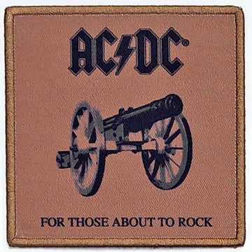AC/DC Standard Patch: For Those About To Rock We Salute You