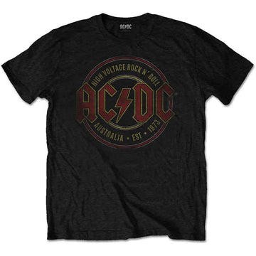AC/DC Unisex T-Shirt: Est. 1973 (Black)