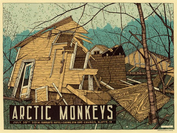 Arctic Monkeys - Harrah's Hotel and Casino - 2014  - Mini Poster