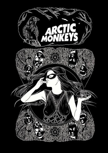 Arctic Monkeys - Raven - Mini Poster