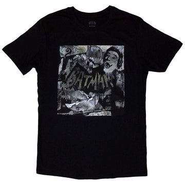 DC Comics Unisex T-Shirt: Batman - Mural (Black)