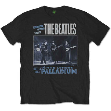 The Beatles Unisex T-Shirt: 1963 The Palladium (Black)