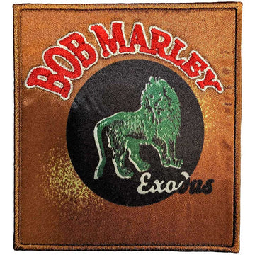 Bob Marley Standard Patch: Exodus Lion