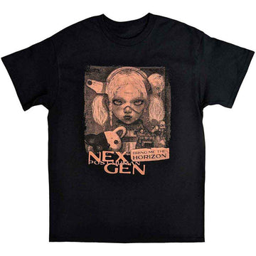 Bring Me The Horizon Unisex T-Shirt: Distressed Nex Gen (Black)