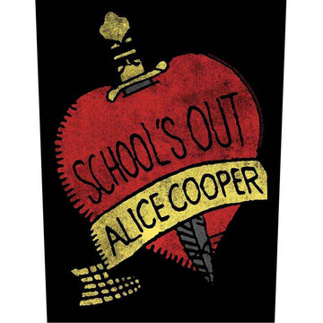Alice Cooper Back Patch: School's Out
