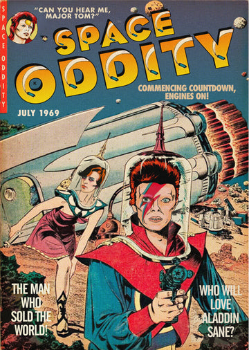 David Bowie - Space Oddity Comic - Mini Poster