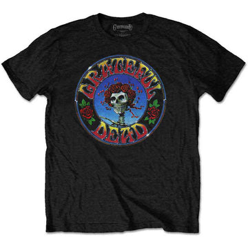 Grateful Dead Unisex T-Shirt: Bertha Circle Vintage Wash (Black)