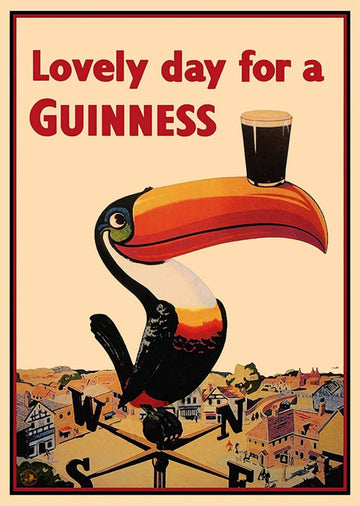 Guinness - Lovely Day for a Guinness - Toucan - Mini Poster
