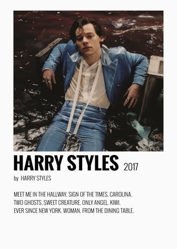 Harry Styles - Blue - Mini Poster