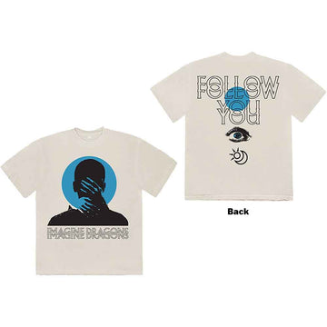 Imagine Dragons Unisex T-Shirt: Follow You (Natural) (Back Print)