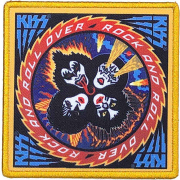 KISS Standard Patch: Rock & Roll Over