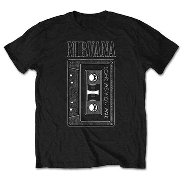 Nirvana Unisex T-Shirt: As You Are Tape (Black)