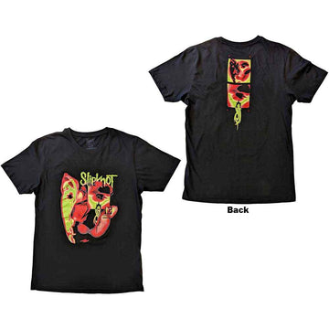 Slipknot Unisex T-Shirt: Alien (Black) (Back Print)