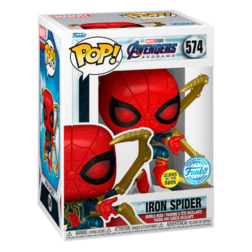 Marvel - Avengers Endgame Iron-Spider (with Nano Gauntlet) Spider-Man - Glow in the Dark Funko Special Edition Funko Pop! (574)