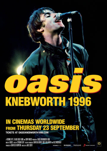 Oasis - Knebworth 1996 - Mini Poster