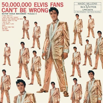 Elvis Presley - 50,000,000 Elvis Fans Can't Be Wrong - Elvis' Gold Records Vol.2 - LP - 180g Vinyl